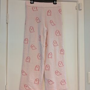 cupcakes & cashmere Pink Ghost Pajama Pants Small Brand New with Tags
